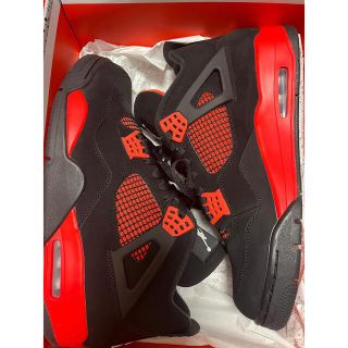 ナイキ(NIKE)のNike air jordan 4 red thunder(スニーカー)