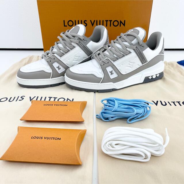 34%割引 お取り寄せ LOUIS VUITTON - 【新品未使用】ヴィトン LV 【通販激安】 LVトレイナーライン・スニーカー LouisVuitton スニーカー