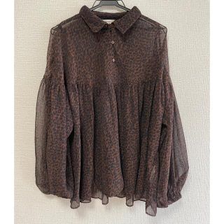 マウジー(moussy)のMOUSSY シアーブラウス(シャツ/ブラウス(長袖/七分))