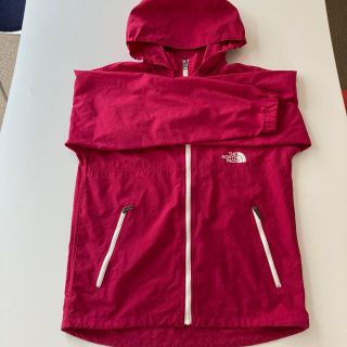 ザノースフェイス(THE NORTH FACE)のノースフェイス　150センチ　ナイロンパーカー　ピンク(ジャケット/上着)