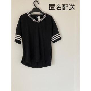 アディダス(adidas)のadidas アディダス　半袖　Tシャツ　黒　M(Tシャツ(半袖/袖なし))