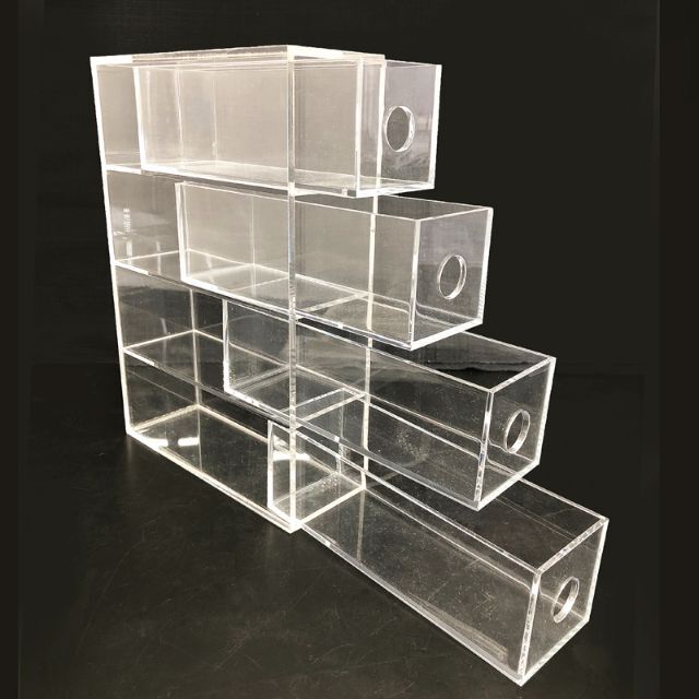 MUJI (無印良品) - 無印良品☆アクリル メガネケース 小物入れの MUJI (無印良品) - 無印良品☆アクリル メガネケース 小物入れの