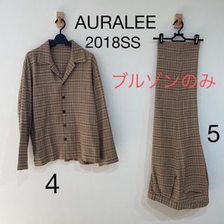 オーラリー(AURALEE)の AURALEE オーラリー　SILK SUMMER TWEED ブルゾン(ブルゾン)