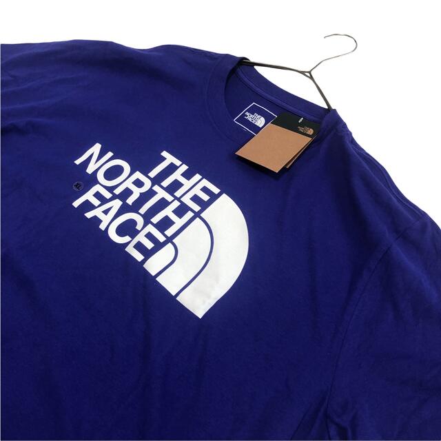 THE NORTH FACE(ザノースフェイス)の【新品】US-XL ノースフェイス Tシャツ 半袖 ハーフドーム ブルー USA メンズのトップス(Tシャツ/カットソー(半袖/袖なし))の商品写真