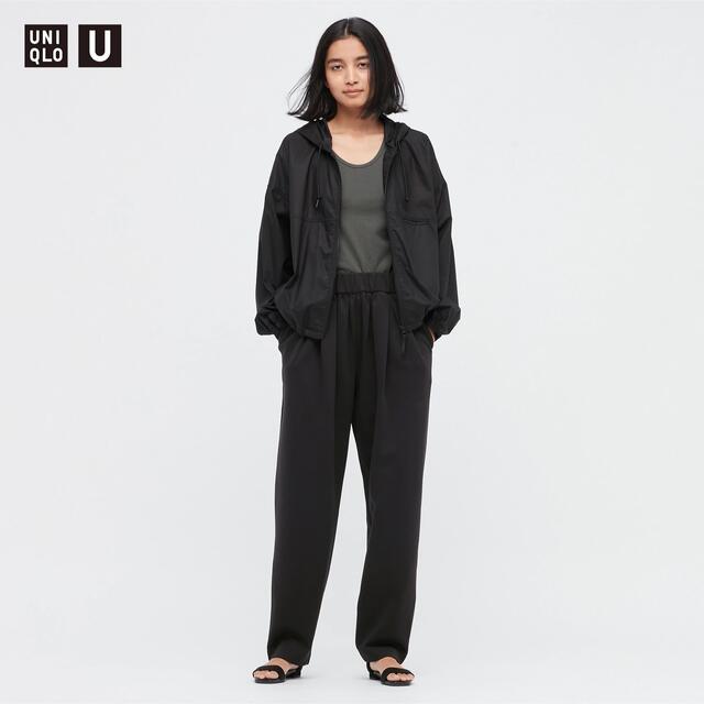 UNIQLO スウェットギャザーパンツ 黒S