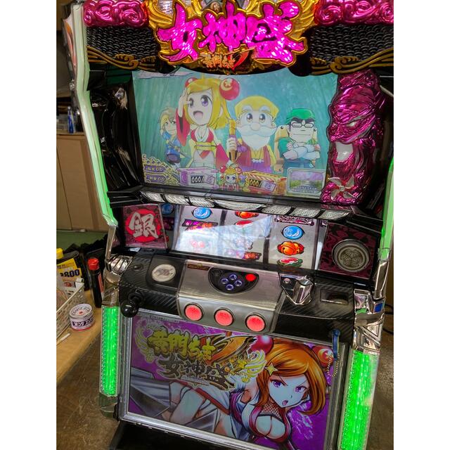 実機 税込 パチスロ黄門ちゃまV 女神盛-MEGAMORI-◇コイン不要機付き