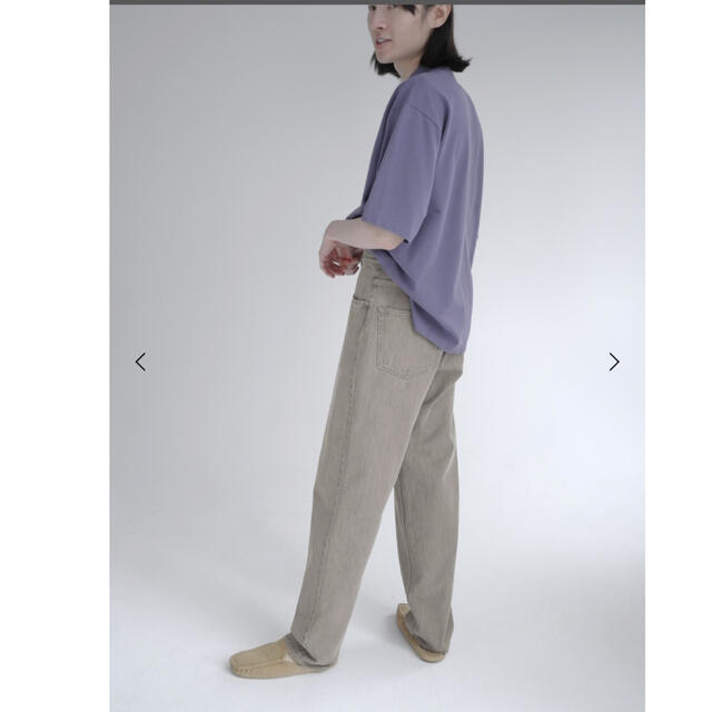 直売純正品 AURALEE HARD TWIST FADED DENIM WIDE PANT - パンツ