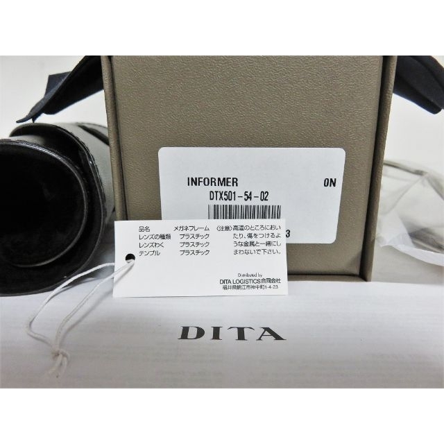 DITA(ディータ)の定価6.2万 新品 DITA INFORMER 日本製 キャットアイ 斉藤由貴 レディースのファッション小物(サングラス/メガネ)の商品写真