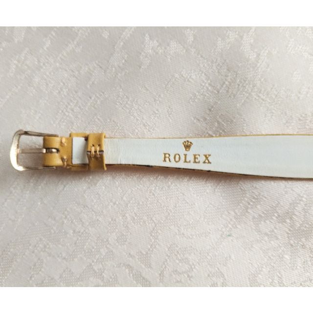 ROLEX(ロレックス)のロレックス カメレオン★純正尾錠(王冠なし)と純正ベルト(イエロー)★ROLEX レディースのファッション小物(腕時計)の商品写真