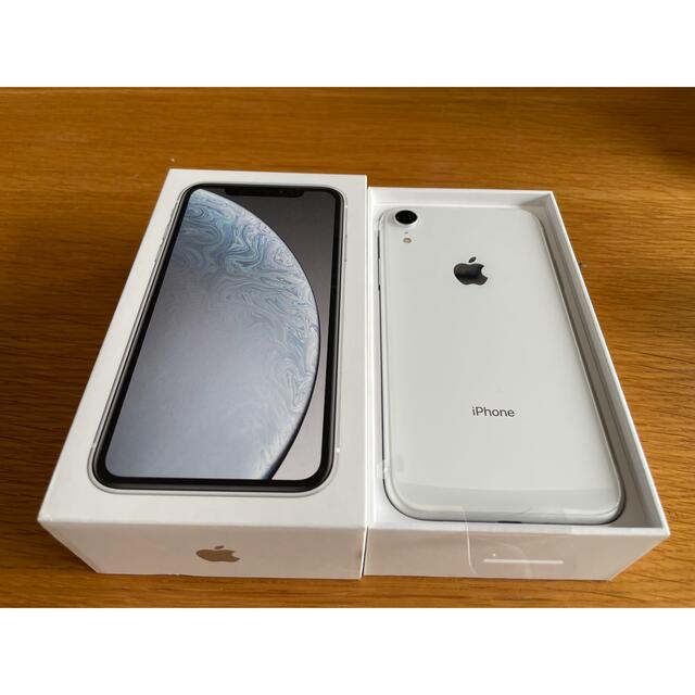 iphone xr white simフリー　アイフォーンXR 64GBホワイト