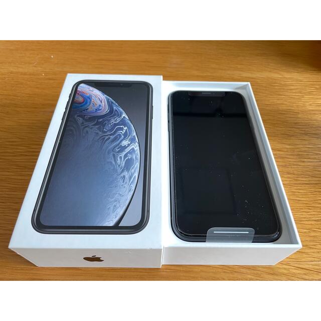 最安の中古 新品未使用 iPhone XR 黒 128GB SIMフリー 本体 au