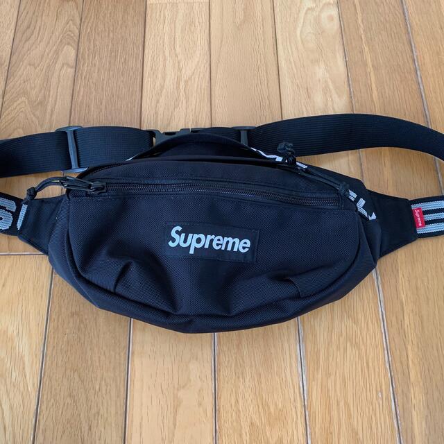 18SS supreme waist bag 黒