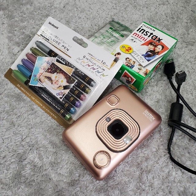 美品 チェキ INSTAX MINI LIPLAY インタックスミニ