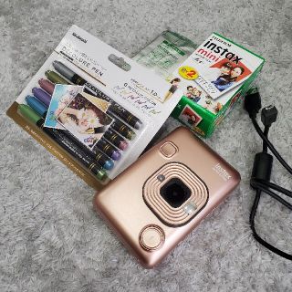 フジフイルム(富士フイルム)の美品 チェキ INSTAX MINI LIPLAY インタックスミニ(フィルムカメラ)