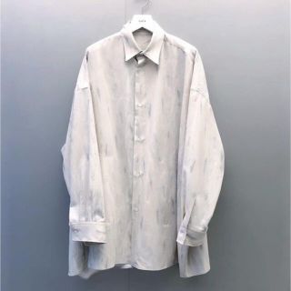 クラネ(CLANE)のCLANE HOMME × lui’s マーブル柄ビッグシルエットシャツ(シャツ)