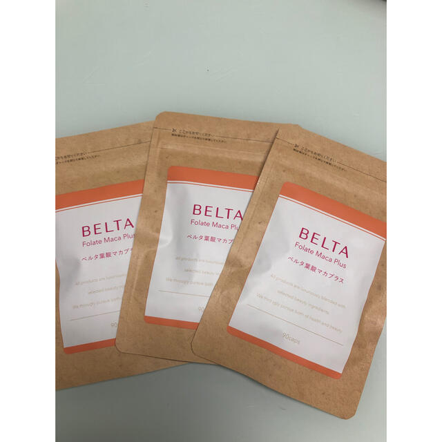 BELTA 葉酸　90粒×3袋 キッズ/ベビー/マタニティのマタニティ(その他)の商品写真