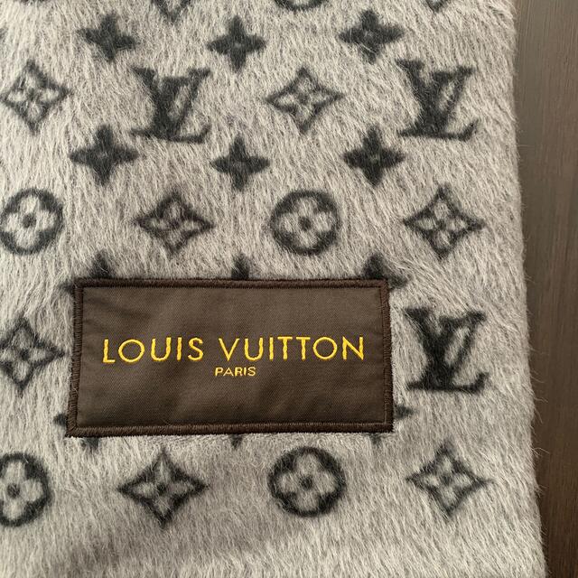 ルイヴィトン　Louis Vuitton マフラー グレー 1