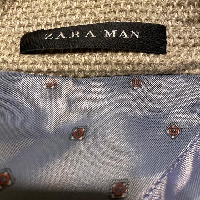 ZARA(ザラ)のZara ジャケット　ベージュ　XLサイズ メンズのジャケット/アウター(テーラードジャケット)の商品写真