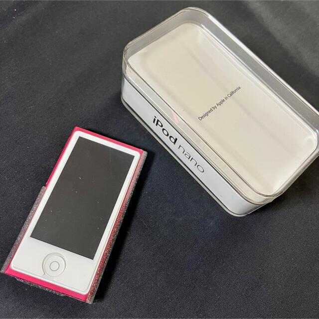 iPod(アイポッド)のiPod nano ピンク スマホ/家電/カメラのオーディオ機器(ポータブルプレーヤー)の商品写真