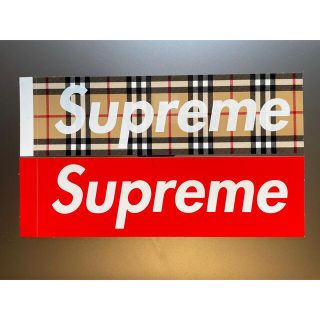 シュプリーム(Supreme)のSupreme Burberry シュプリーム バーバリー ステッカー ベージュ(その他)