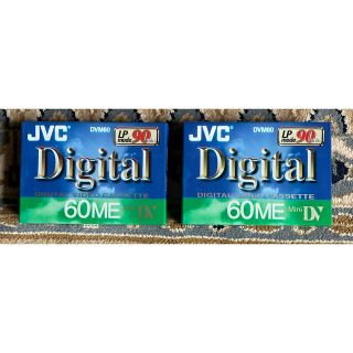ビクター(Victor)のJVC DVM60 2本セツト　ミニデジタルビデオカセットテープ(ビデオカメラ)