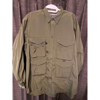 ダイワ(DAIWA)の【古着】tech angler shirt Lサイズ オリーブ ダイワピア(シャツ)