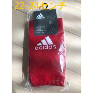 アディダス(adidas)のadidas サッカー　ソックス　22-24センチ(ウェア)