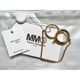 マルタンマルジェラ(Maison Martin Margiela)の新品 MM6 メゾンマルジェラ ブレスレット ゴールド Mサイズ 約18cm(ブレスレット/バングル)