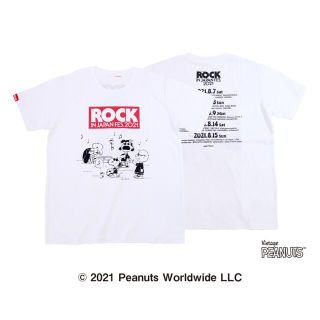 スヌーピー(SNOOPY)のROCK IN JAPAN FESTIVAL 2021 Tシャツ スヌーピー(Tシャツ/カットソー(半袖/袖なし))