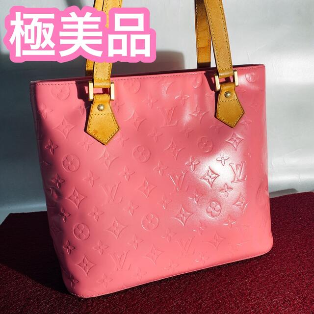 LOUIS VUITTON(ルイヴィトン)のルイヴィトン　ヴェルニ　ヒューストン　バッグ　レディース　ピンク　トートバッグ レディースのバッグ(トートバッグ)の商品写真