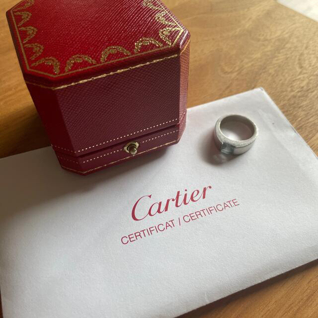 アクセサリーCartier tankリング SM アクアマリン　今週で値下終了