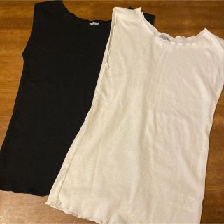 バックナンバー(BACK NUMBER)のノースリーブ タンクトップ　二枚セット(Tシャツ/カットソー)