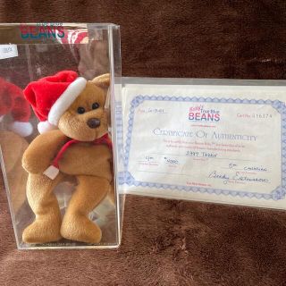 1997Teddy BeanieBabies (証明書付き)(ぬいぐるみ)