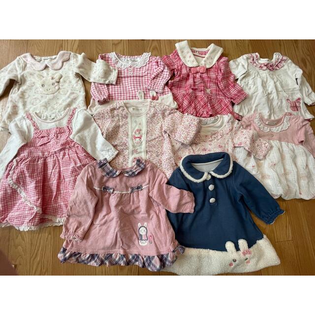 coeur a coeur(クーラクール)のクーラクール　カットソー10点セット キッズ/ベビー/マタニティのベビー服(~85cm)(シャツ/カットソー)の商品写真