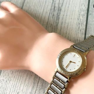【電池交換済】Yves Saint Laurent 腕時計 メンズ ベージュ