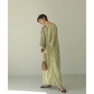 トゥデイフル(TODAYFUL)の2021SS Todayful Embroidery Voile Dress(ロングワンピース/マキシワンピース)