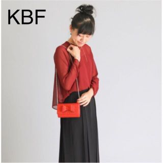 ケービーエフ(KBF)のKBF シースルーフレアプルオーバーブラウス(シャツ/ブラウス(長袖/七分))