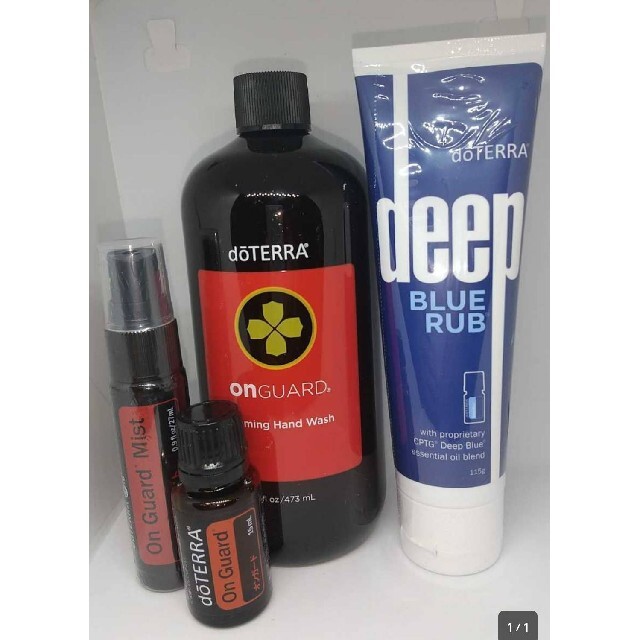 doTERRA ドテラ オンガード 3点セット  ディープブルーラブクリーム コスメ/美容のリラクゼーション(アロマグッズ)の商品写真