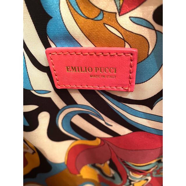 EMILIO PUCCI(エミリオプッチ)のEMILIO PUCCI超美品カゴバッグ　プッチスカーフ柄 レディースのバッグ(かごバッグ/ストローバッグ)の商品写真