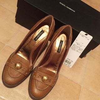 ドルチェアンドガッバーナ(DOLCE&GABBANA)のドルチェ&ガッバーナ♥︎パンプス35ハーフ(ハイヒール/パンプス)