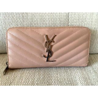 サンローラン(Saint Laurent)の‼️格安出品中‼️Yves Saint Laurent 長財布 ピンク ベージュ(財布)