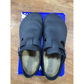 ビルケンシュトック(BIRKENSTOCK)のBIRKENSTOCK ロンドン 革靴 BLACK size41(スリッポン/モカシン)