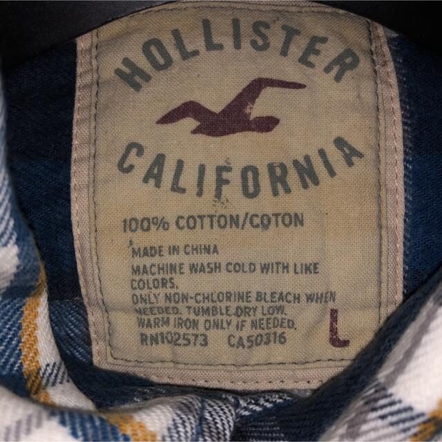 Hollister(ホリスター)のHOLLISTER ホリスター ネルシャツ ブルー アメカジ メンズのトップス(シャツ)の商品写真