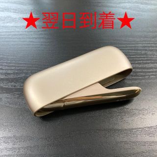 アイコス(IQOS)のa73番 アイコス３ 本体 チャージャー ブリリアントゴールド 金色.(タバコグッズ)