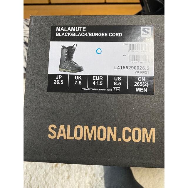 SALOMON スノーボード　ブーツ26.5