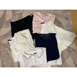 ザラ(ZARA)のZARA まとめ売り　ニット　カーディガン　ノースリーブ  ブラウス  シャツ(シャツ/ブラウス(半袖/袖なし))