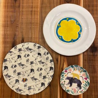 アンソロポロジー(Anthropologie)の訳あり アンソロポロジー　食器3点セット(食器)