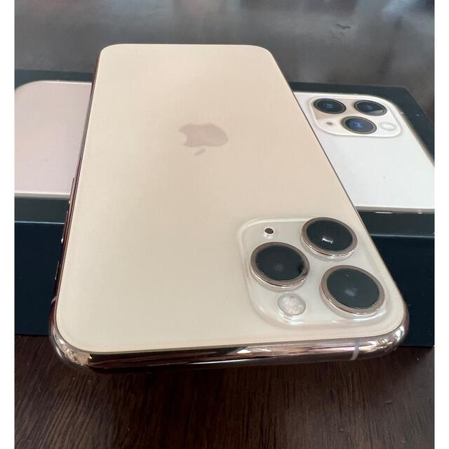 【美品】iPhone 11 Pro ゴールド 512GB＋ 強化ガラスフィルム