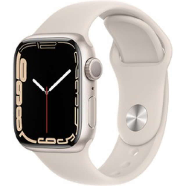 Apple Watch(アップルウォッチ)のApple Watch series7 本体　スターライト41mm GPSモデル メンズの時計(腕時計(デジタル))の商品写真