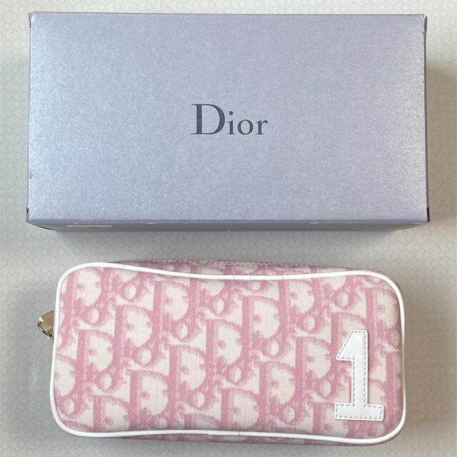 レディース期間限定値下げ　Dior  ディオール　トロッターポーチ　ピンク　限定